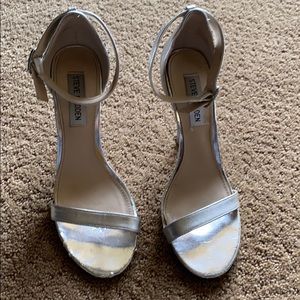 Silver Steve Madden shoes